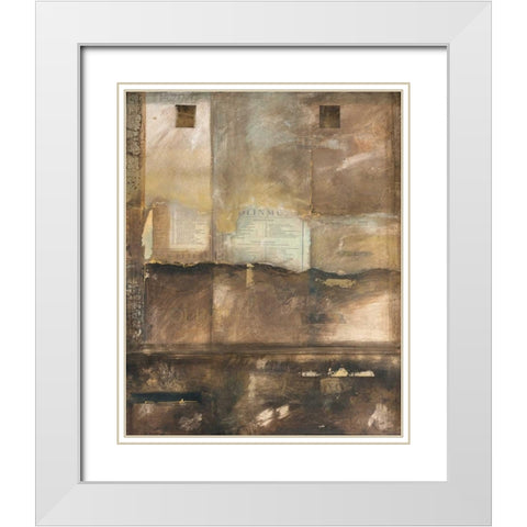Nostalgia II White Modern Wood Framed Art Print with Double Matting by Verbeek