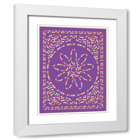 Macedonia Modern I White Modern Wood Framed Art Print with Double Matting by Woo, Teresa