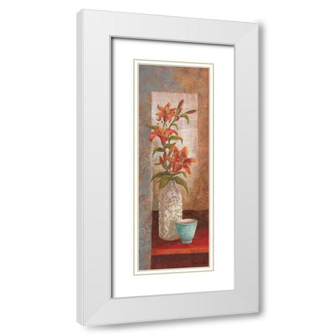 Spiced Jewels I White Modern Wood Framed Art Print with Double Matting by Wacaster, Linda