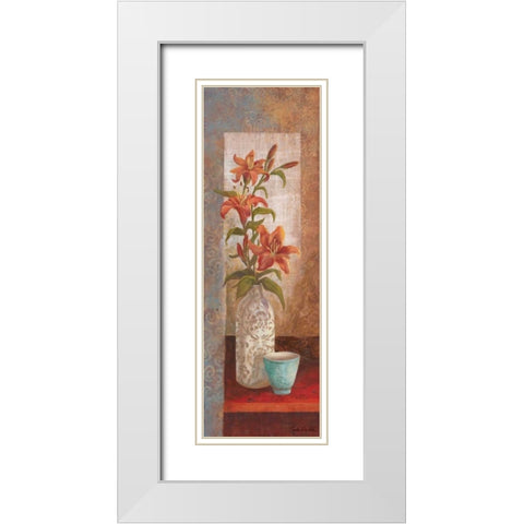 Spiced Jewels I White Modern Wood Framed Art Print with Double Matting by Wacaster, Linda