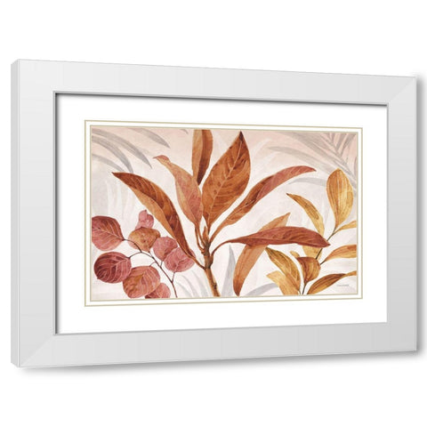 Terra 01 White Modern Wood Framed Art Print with Double Matting by Audit, Lisa