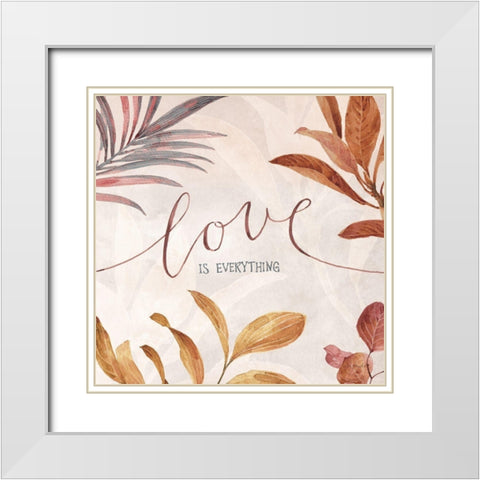 Terra 07 White Modern Wood Framed Art Print with Double Matting by Audit, Lisa