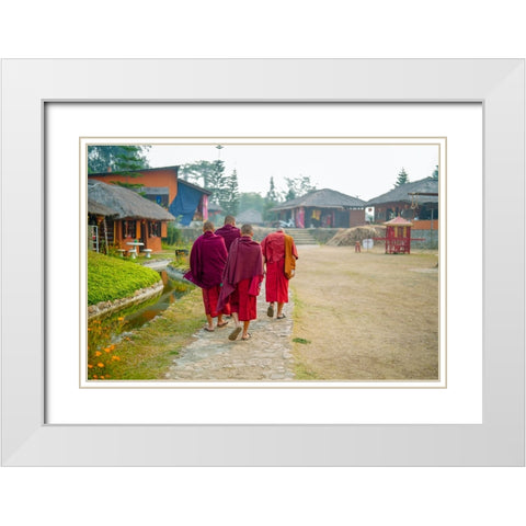 Thailand - 61 White Modern Wood Framed Art Print with Double Matting by Heine, Ben