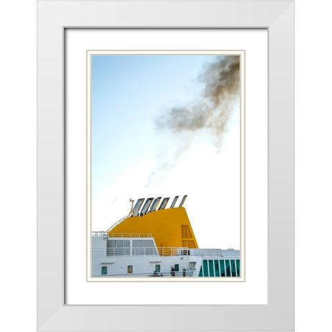 1_SAM3429 White Modern Wood Framed Art Print with Double Matting by Heine, Ben