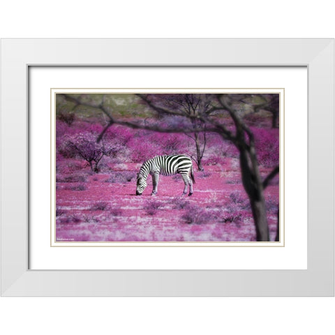 Once Upon a Time in Kenya - 7 White Modern Wood Framed Art Print with Double Matting by Heine, Ben