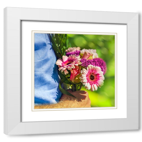Saint Valentines Day 2 White Modern Wood Framed Art Print with Double Matting by Heine, Ben