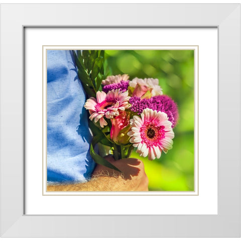 Saint Valentines Day 2 White Modern Wood Framed Art Print with Double Matting by Heine, Ben