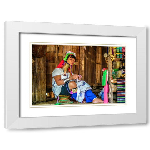 Thailand - 5 White Modern Wood Framed Art Print with Double Matting by Heine, Ben