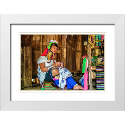 Thailand - 5 White Modern Wood Framed Art Print with Double Matting by Heine, Ben