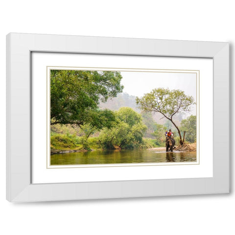 Thailand - 37 White Modern Wood Framed Art Print with Double Matting by Heine, Ben