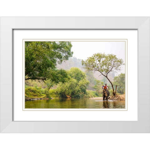 Thailand - 37 White Modern Wood Framed Art Print with Double Matting by Heine, Ben