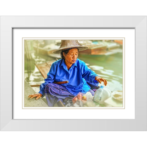 Thailand - 113 White Modern Wood Framed Art Print with Double Matting by Heine, Ben