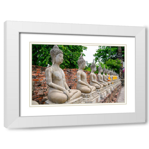 Thailand - 142 White Modern Wood Framed Art Print with Double Matting by Heine, Ben
