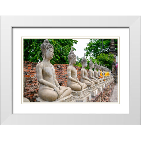 Thailand - 142 White Modern Wood Framed Art Print with Double Matting by Heine, Ben