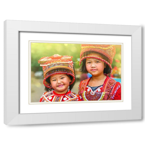 Thailand - 195_2 White Modern Wood Framed Art Print with Double Matting by Heine, Ben