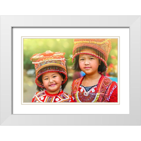 Thailand - 195_2 White Modern Wood Framed Art Print with Double Matting by Heine, Ben