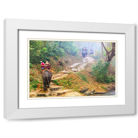 Thailand - 308 White Modern Wood Framed Art Print with Double Matting by Heine, Ben