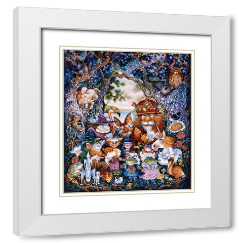 Pretenders White Modern Wood Framed Art Print with Double Matting by Bell, Bill