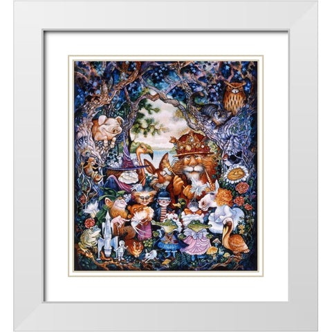 Pretenders White Modern Wood Framed Art Print with Double Matting by Bell, Bill