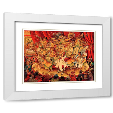 Hidi Ho White Modern Wood Framed Art Print with Double Matting by Bell, Bill