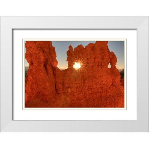 A Twinkle In His Eye White Modern Wood Framed Art Print with Double Matting by Sherrell, Bill