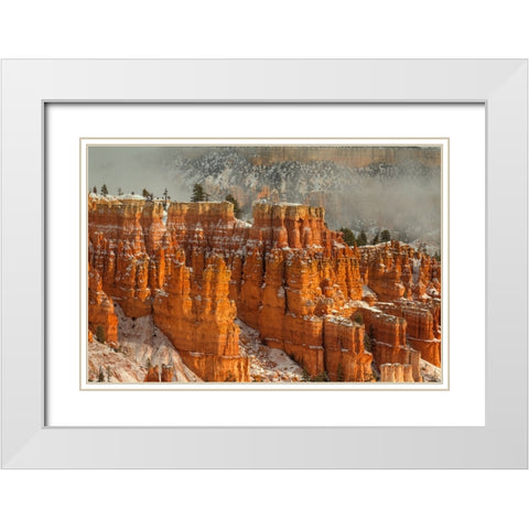 Rise And Shine White Modern Wood Framed Art Print with Double Matting by Sherrell, Bill