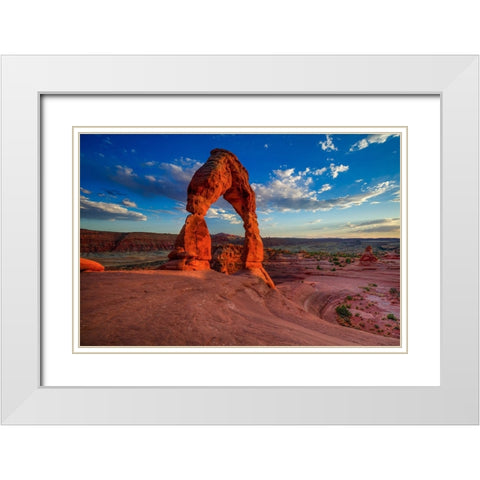 Grace Under Pressure White Modern Wood Framed Art Print with Double Matting by Sherrell, Bill