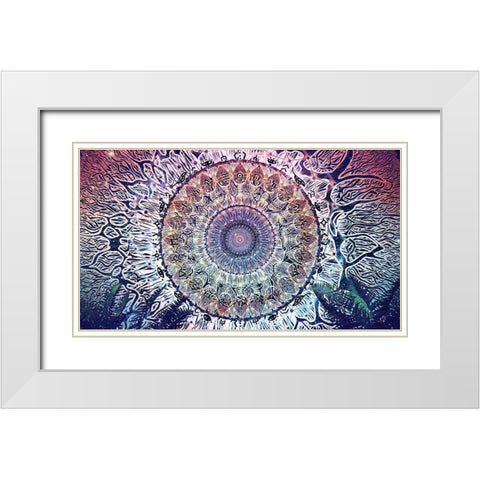 Waiting Bliss White Modern Wood Framed Art Print with Double Matting by Gray, Cameron