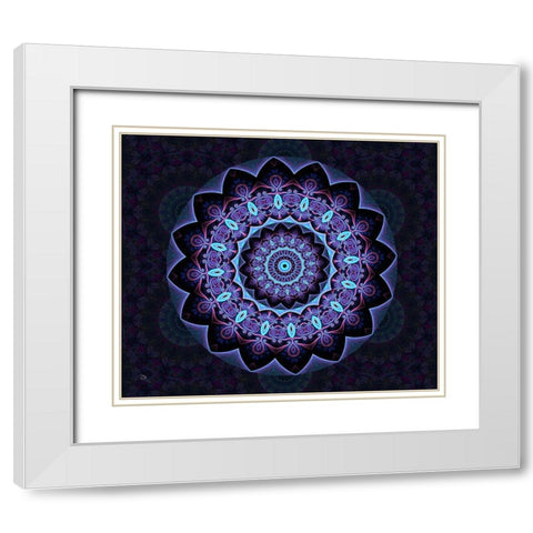 Set and Setting 4 White Modern Wood Framed Art Print with Double Matting by Gray, Cameron