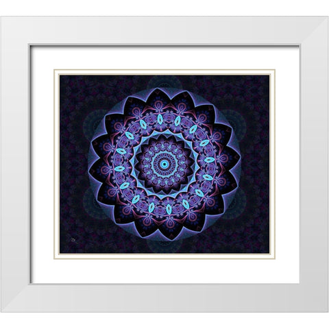 Set and Setting 4 White Modern Wood Framed Art Print with Double Matting by Gray, Cameron