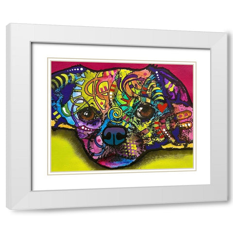 Photo Jul 30-3 58 16 PM White Modern Wood Framed Art Print with Double Matting by Dean Russo Collection