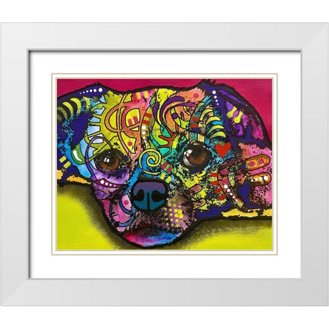 Photo Jul 30-3 58 16 PM White Modern Wood Framed Art Print with Double Matting by Dean Russo Collection