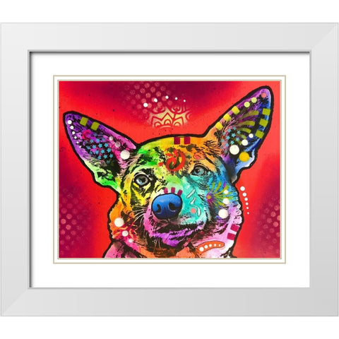 IMG_1189 White Modern Wood Framed Art Print with Double Matting by Dean Russo Collection