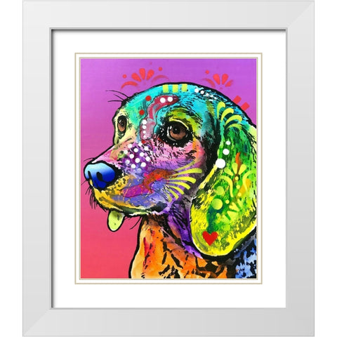 IMG_1228 White Modern Wood Framed Art Print with Double Matting by Dean Russo Collection