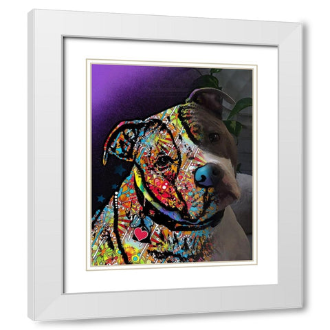 Jane Tyler White Modern Wood Framed Art Print with Double Matting by Dean Russo Collection