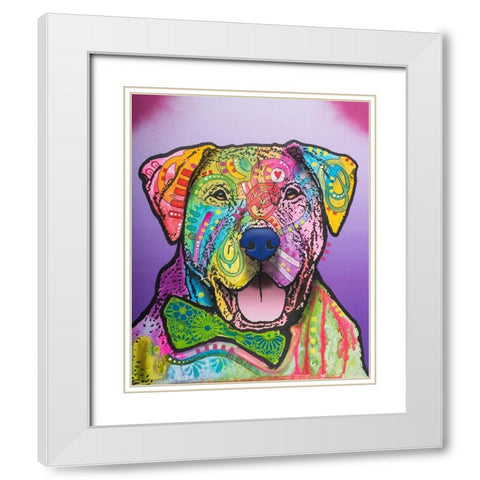 Charlie Brown Custom-002 White Modern Wood Framed Art Print with Double Matting by Dean Russo Collection
