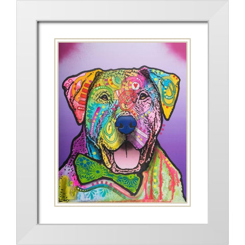 Charlie Brown Custom-002 White Modern Wood Framed Art Print with Double Matting by Dean Russo Collection