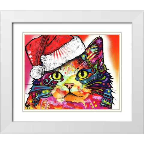 Ragamuffin Christmas Edition White Modern Wood Framed Art Print with Double Matting by Dean Russo Collection