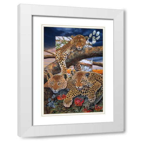 A Mothers Dream White Modern Wood Framed Art Print with Double Matting by Stevenson, Graeme