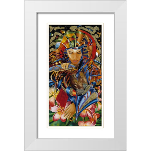 Isis Rising White Modern Wood Framed Art Print with Double Matting by Stevenson, Graeme