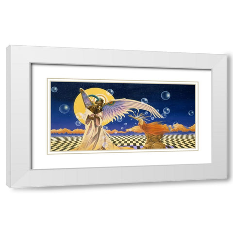 The Guff White Modern Wood Framed Art Print with Double Matting by Stevenson, Graeme