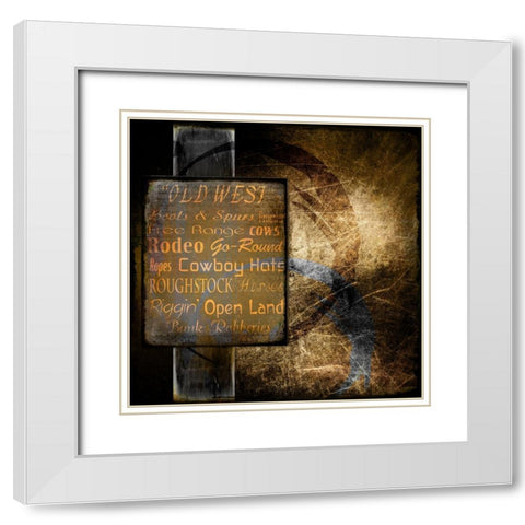 Old West White Modern Wood Framed Art Print with Double Matting by LightBoxJournal