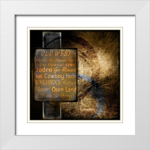 Old West White Modern Wood Framed Art Print with Double Matting by LightBoxJournal