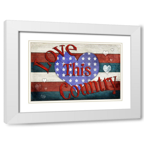American Freedom Collection 2 White Modern Wood Framed Art Print with Double Matting by LightBoxJournal