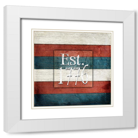 American Freedom Collection 8 White Modern Wood Framed Art Print with Double Matting by LightBoxJournal