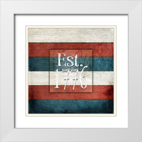 American Freedom Collection 8 White Modern Wood Framed Art Print with Double Matting by LightBoxJournal
