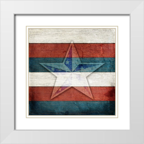 American Freedom Collection V4 White Modern Wood Framed Art Print with Double Matting by LightBoxJournal
