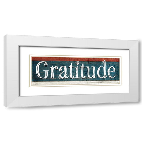 American Freedom Collection V13 White Modern Wood Framed Art Print with Double Matting by LightBoxJournal