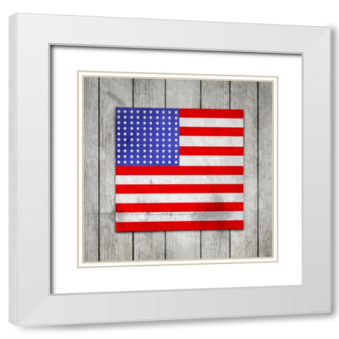 American Workshop Series 3 V1 White Modern Wood Framed Art Print with Double Matting by LightBoxJournal