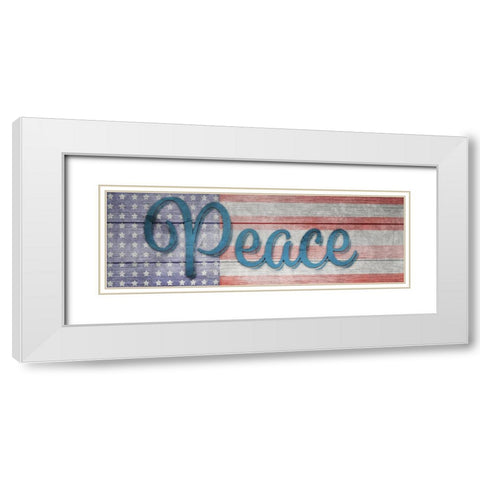 American Workshop Series 3 V6 Signs 8 White Modern Wood Framed Art Print with Double Matting by LightBoxJournal